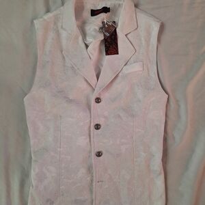 Elegant White Vest for Men